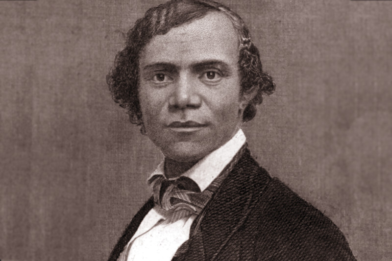 Photo of Henry Bibb, a historic figure in the story of the underground railroad
